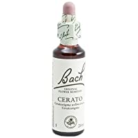 BACH FLORES DE BACH CERATO 20ml - Frasco de cristal de 20 ml con gotero